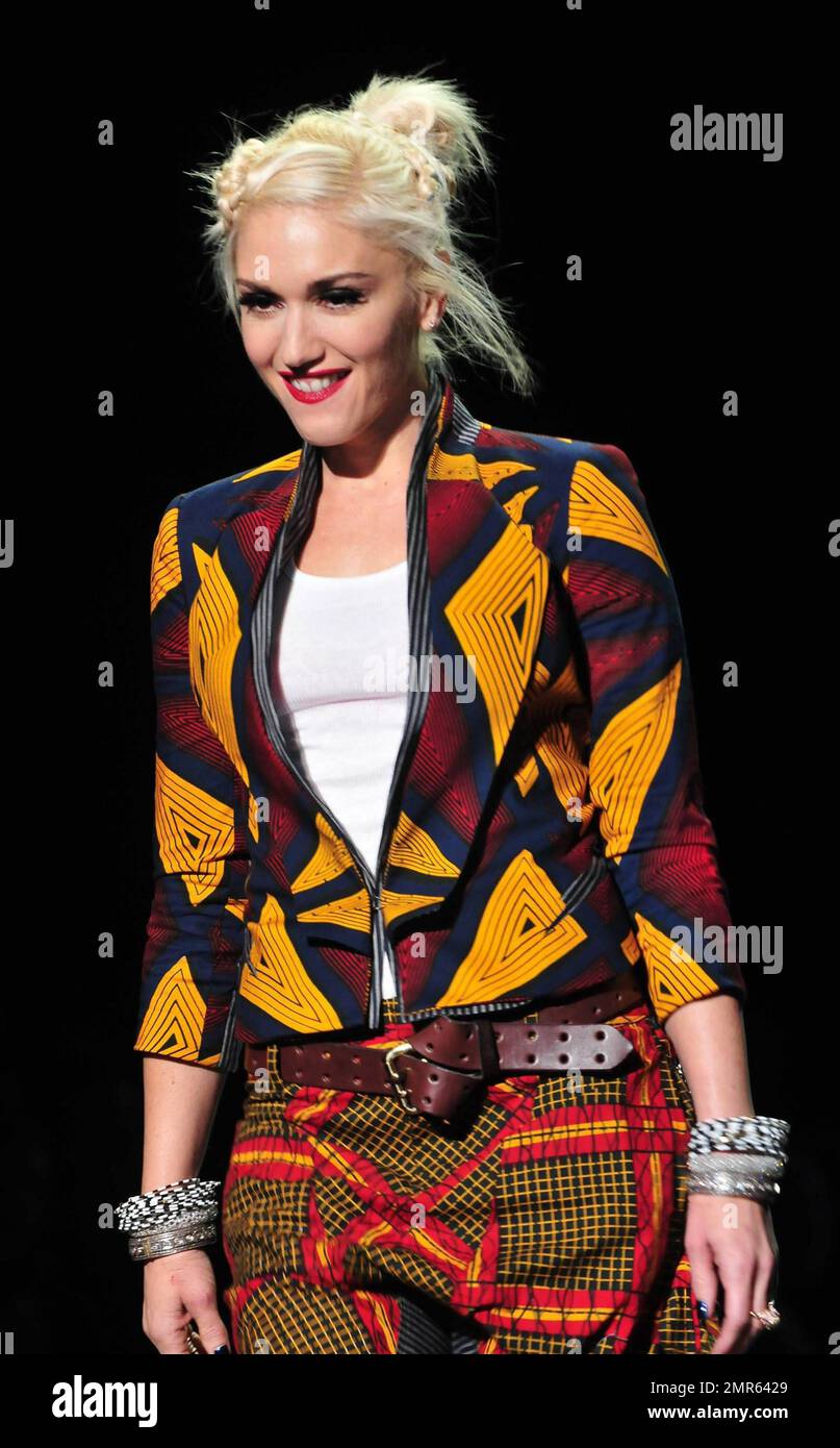 Gwen Stefani shows her Lamb fashion line during Mercedes Benz Fashion