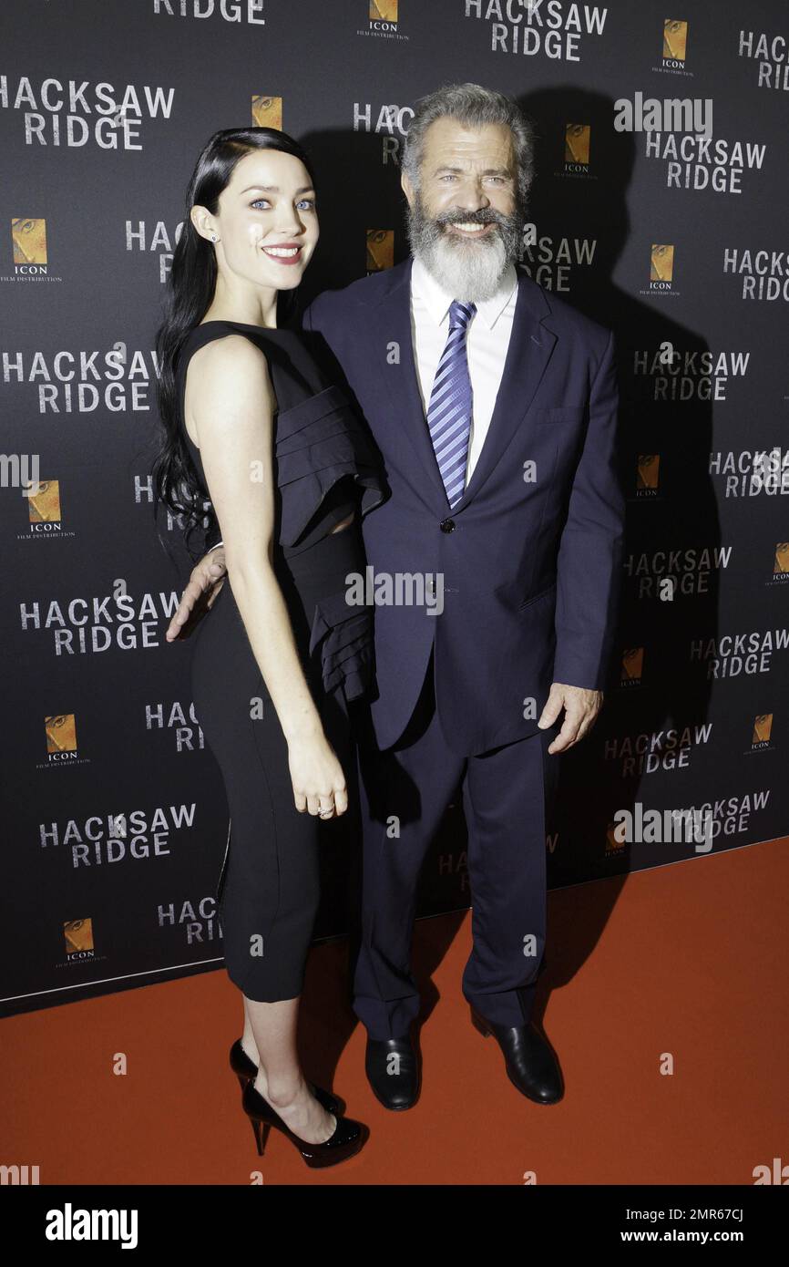 Australian actor Hugo Weaving attends the premiere for Hacksaw