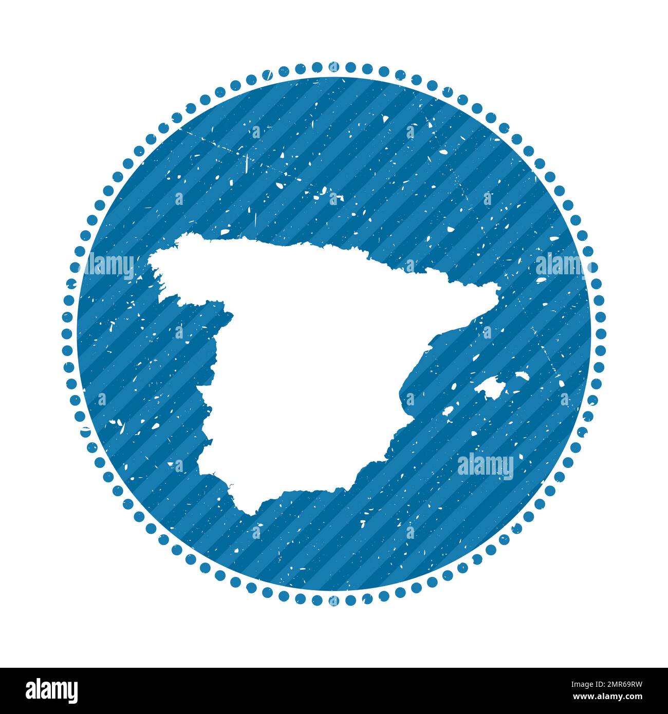 Spain Stickers Printable Spain striped retro travel sticker. Badge with map of country, vector ...