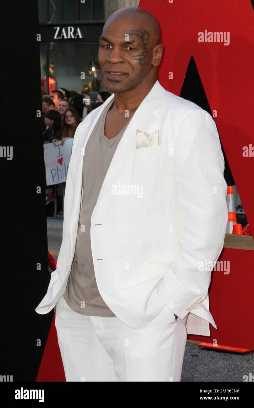 Mike Tyson At The "Hangover 2" Premiere At Grauman's Chinese Theatre ...