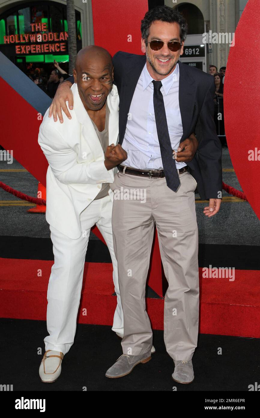 Mike Tyson And Todd Phillips At The "Hangover 2" Premiere At Grauman's ...