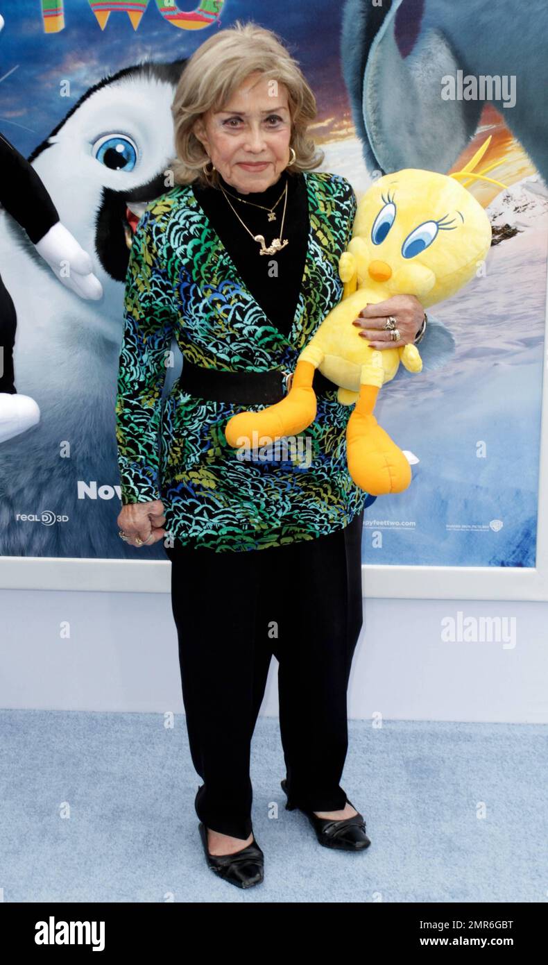 Voice actress June Foray at the Los Angeles premiere of 