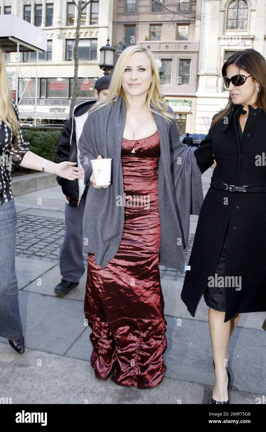 Patricia Arquette arrives for the Heart Truth Fashion Show during New ...
