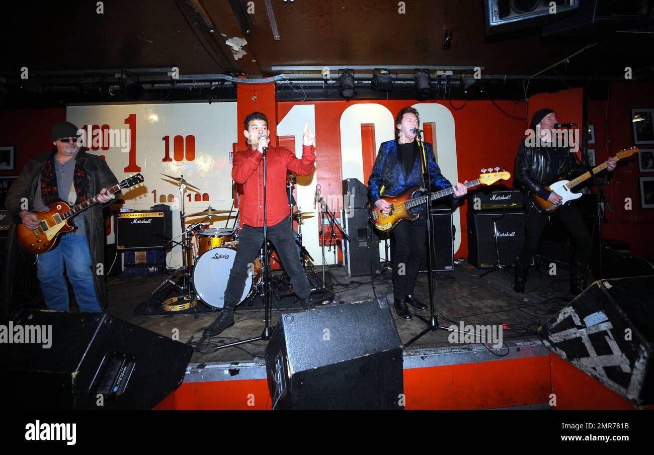 The Heavy Metal Kids and Garry Bushell's The Gonads hold a sound check at  the legendary 100 Club. The Heavy Metal Kids proudly revealed the talented  Justin McConville (guitar, vocals & keyboards),