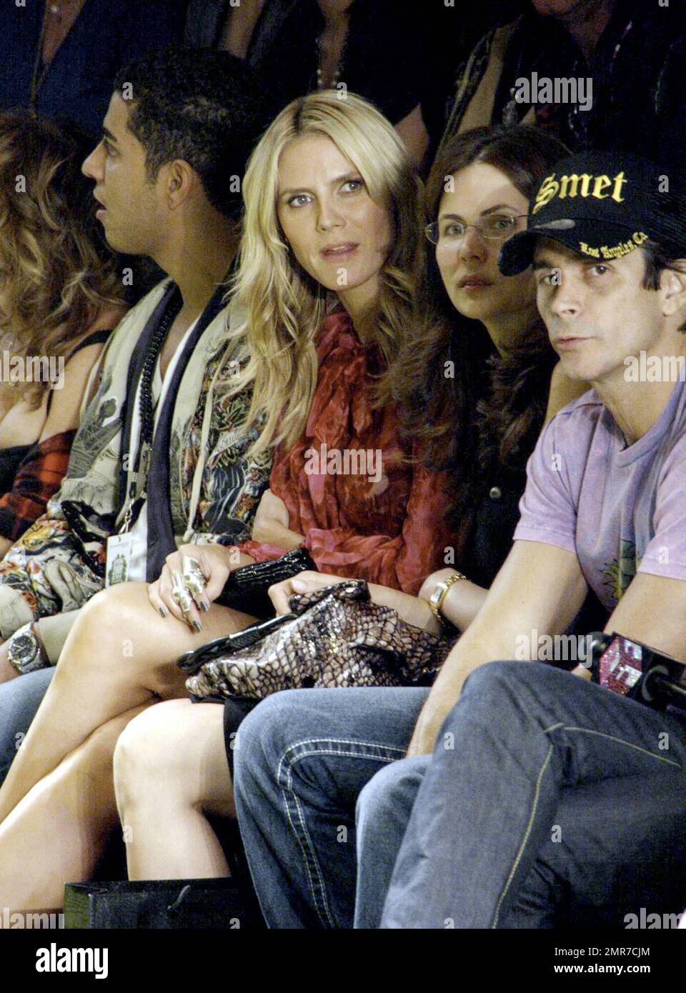 Supermodel Heidi Klum attends the Christian Audigier Presents American