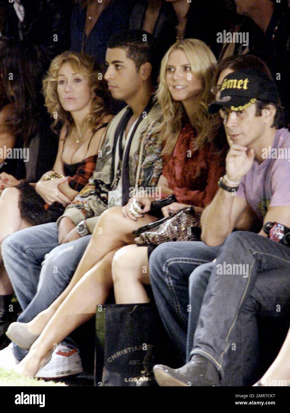 Supermodel Heidi Klum attends the Christian Audigier Presents American