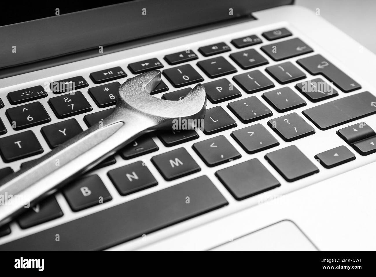 Technical support Black and White Stock Photos & Images Alamy