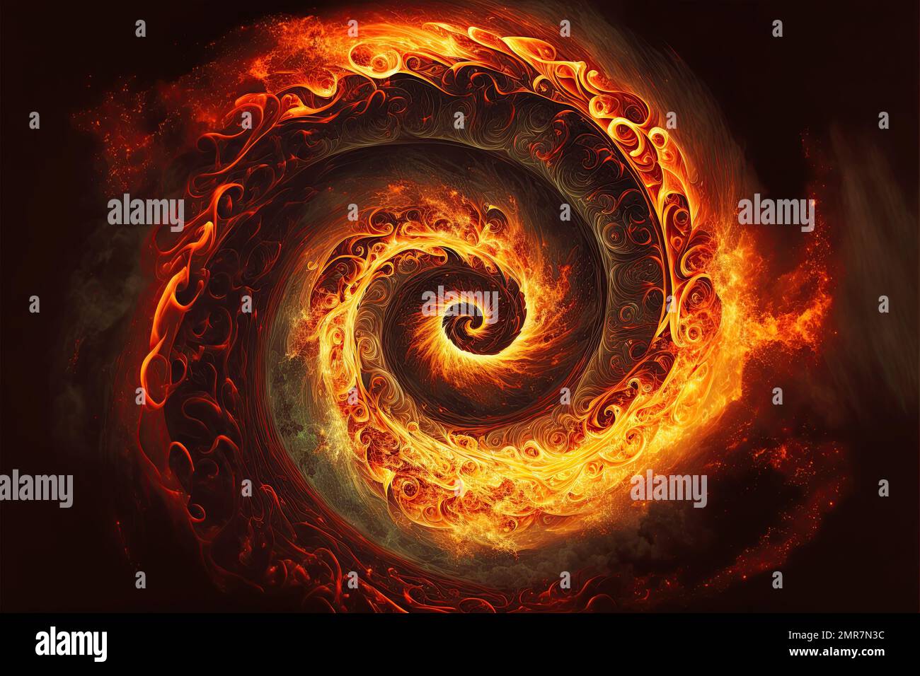 A powerful, raging firestorm that blazes of a Whirlwind of Fire through