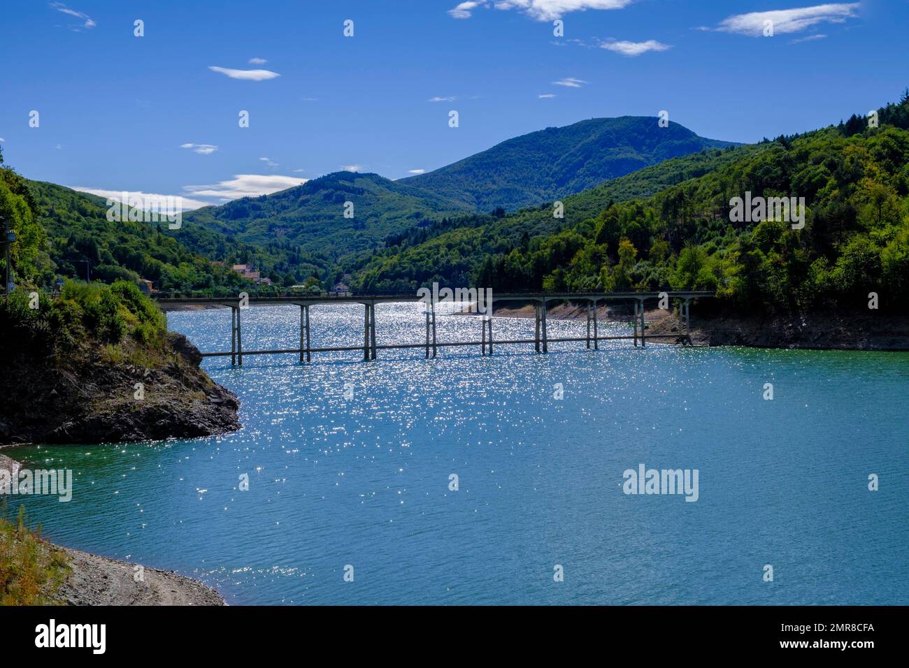 Reservoir, Lago di Osiglia, Finale Ligure, Liguria, Italy, Europe Stock Photo