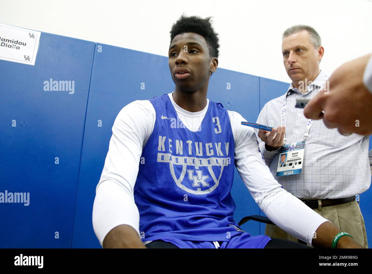 Kentucky's Hamidou Diallo warms up before an NCAA college basketball  exhibition game against Morehead State, Monday, Oct. 30, 2017, in  Lexington, Ky. (AP Photo/James Crisp Stock Photo - Alamy