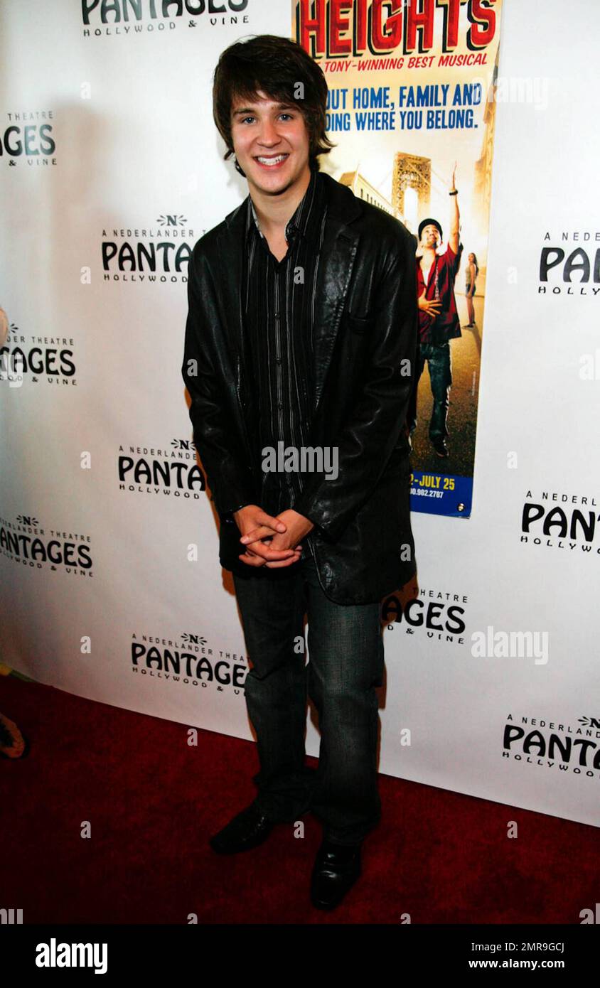 Devon Werkheiser attends the premiere of In The Heights at the Pantages