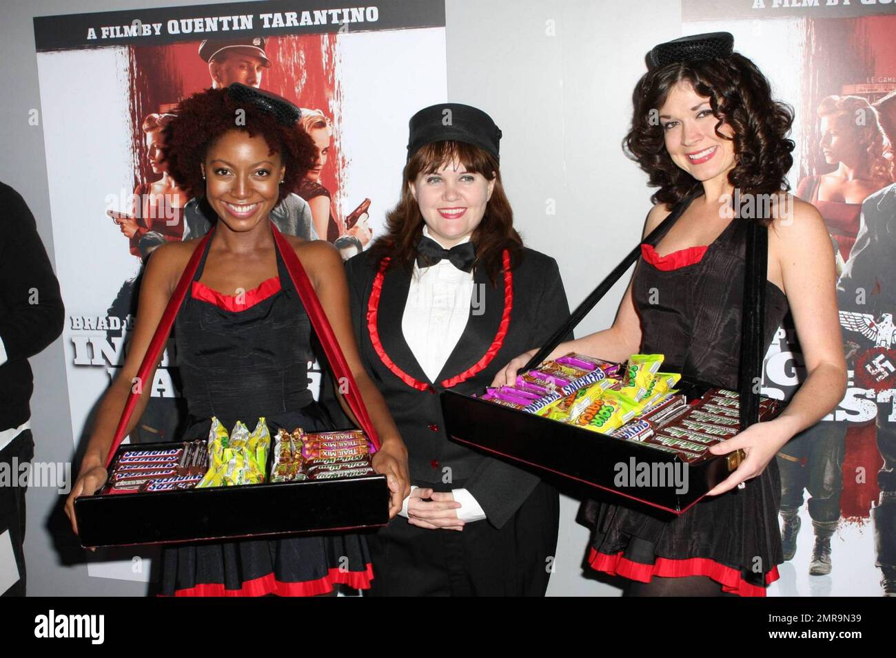 Candy Girls at the Blu-Ray and DVD release of 'Inglorious Basterds' at the New Beverly Cinema. Los Angeles, CA. 12/14/09. Stock Photo