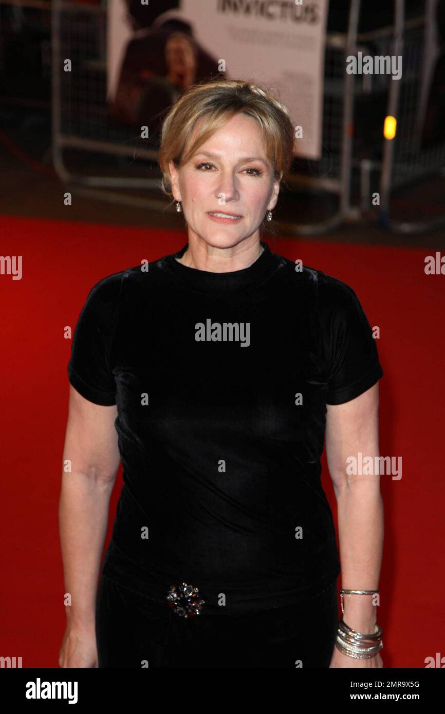 Penny Downie at the premiere of "Invictus" at Leicester Square in