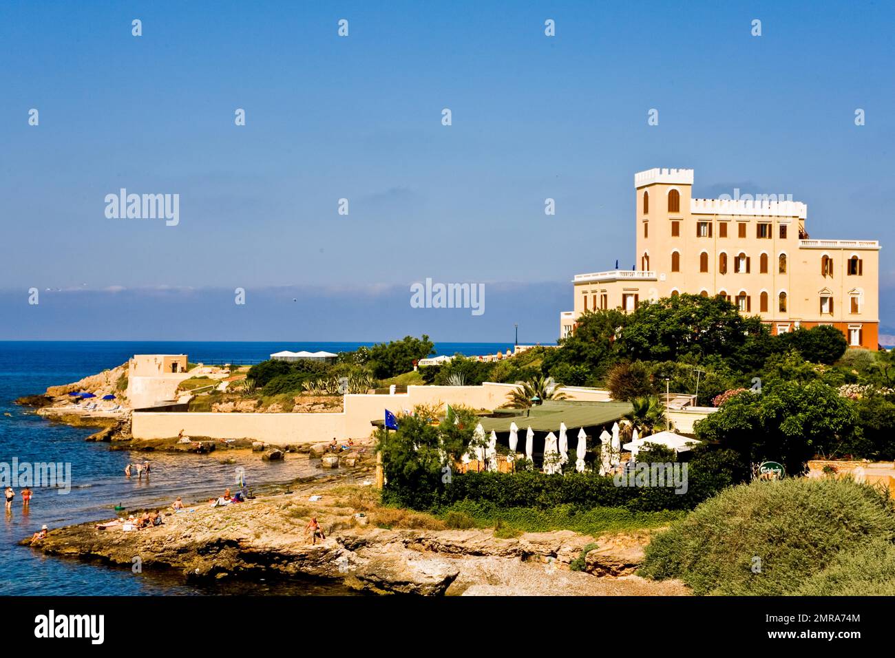 Villa Las Tronas, once a summer villa of the Italian royal family, Sardinia,  Italy, Europe Stock Photo - Alamy
