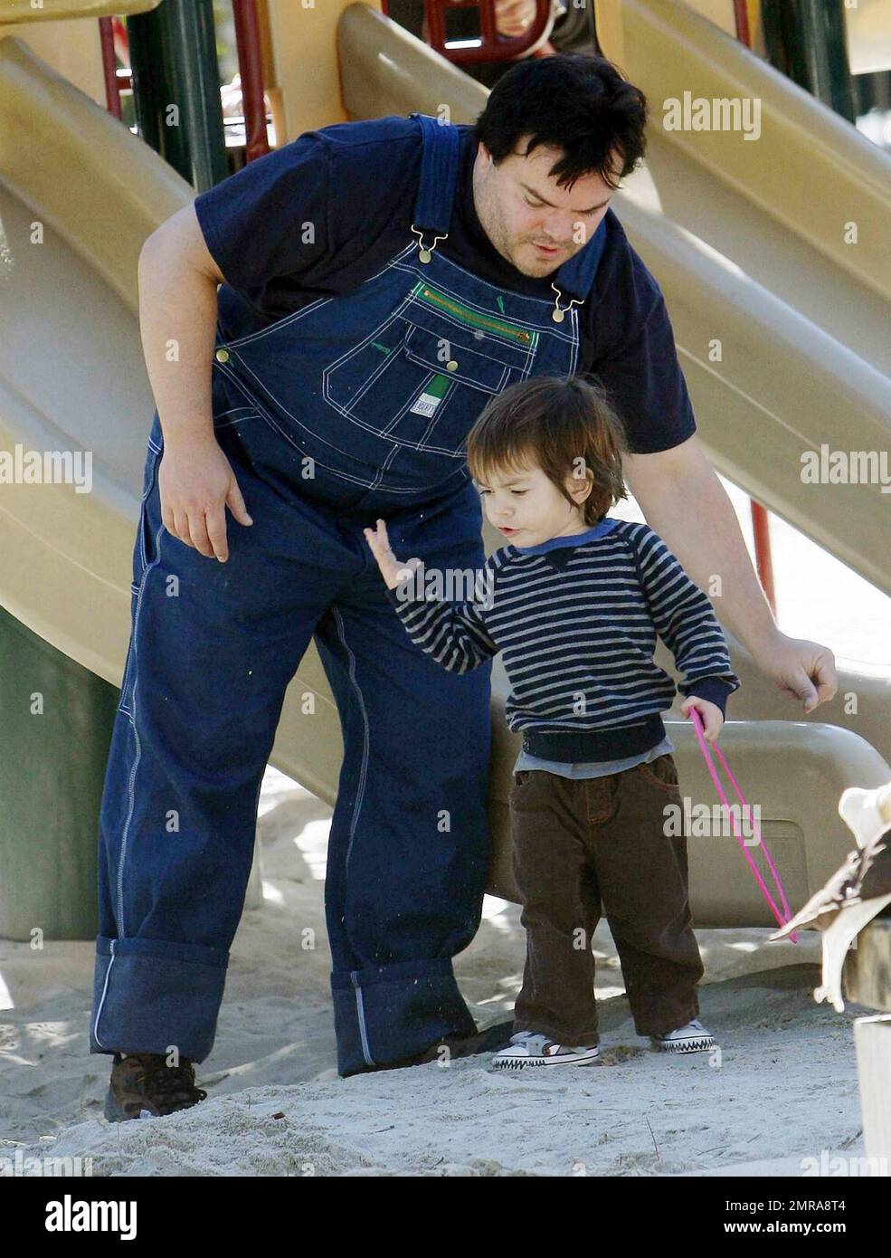 Tanya Haden Jack Black Son Thomas Editorial Stock Photo - Stock Image