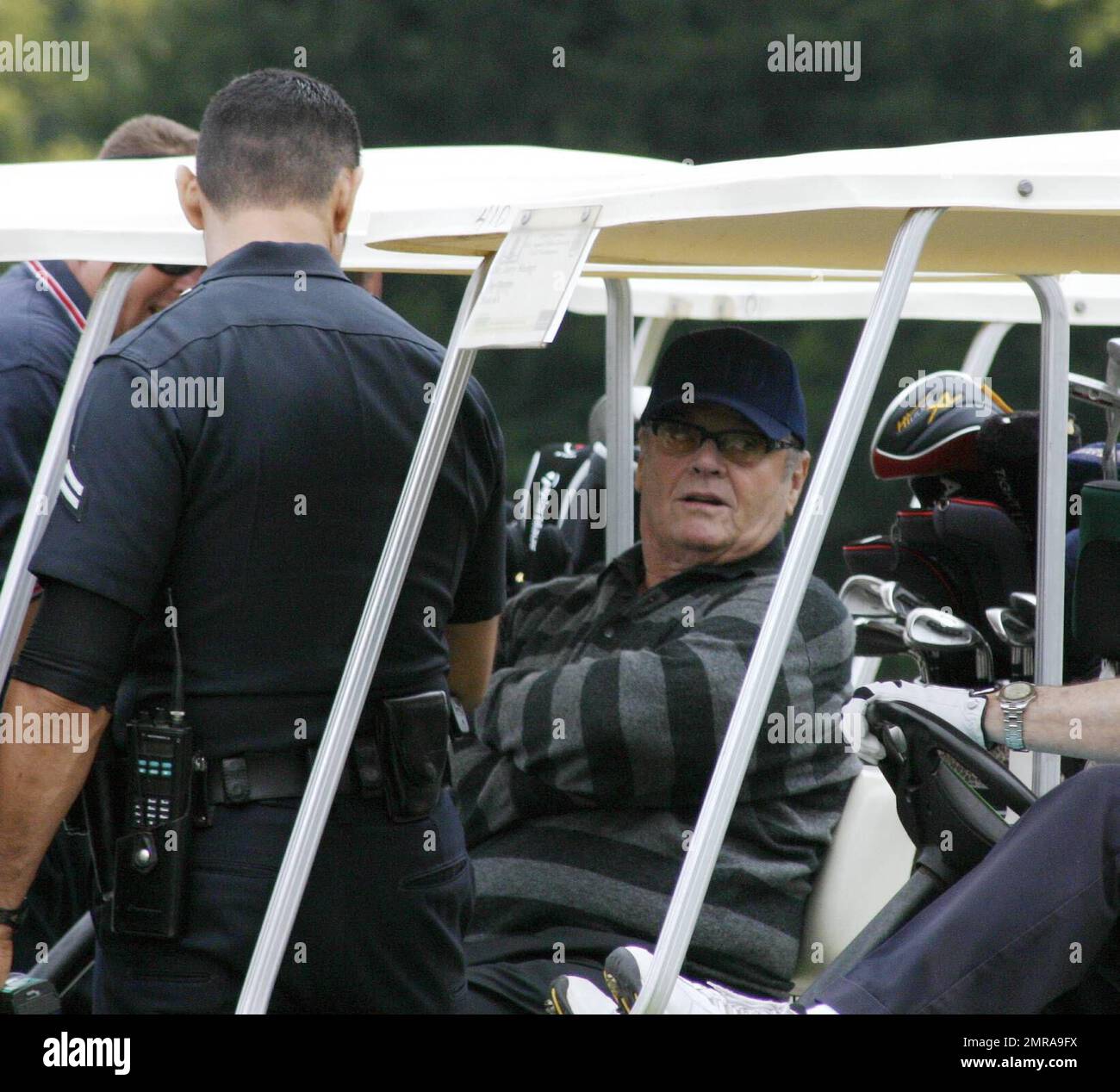Jack Nicholson participates in the Los Angeles Police Department
