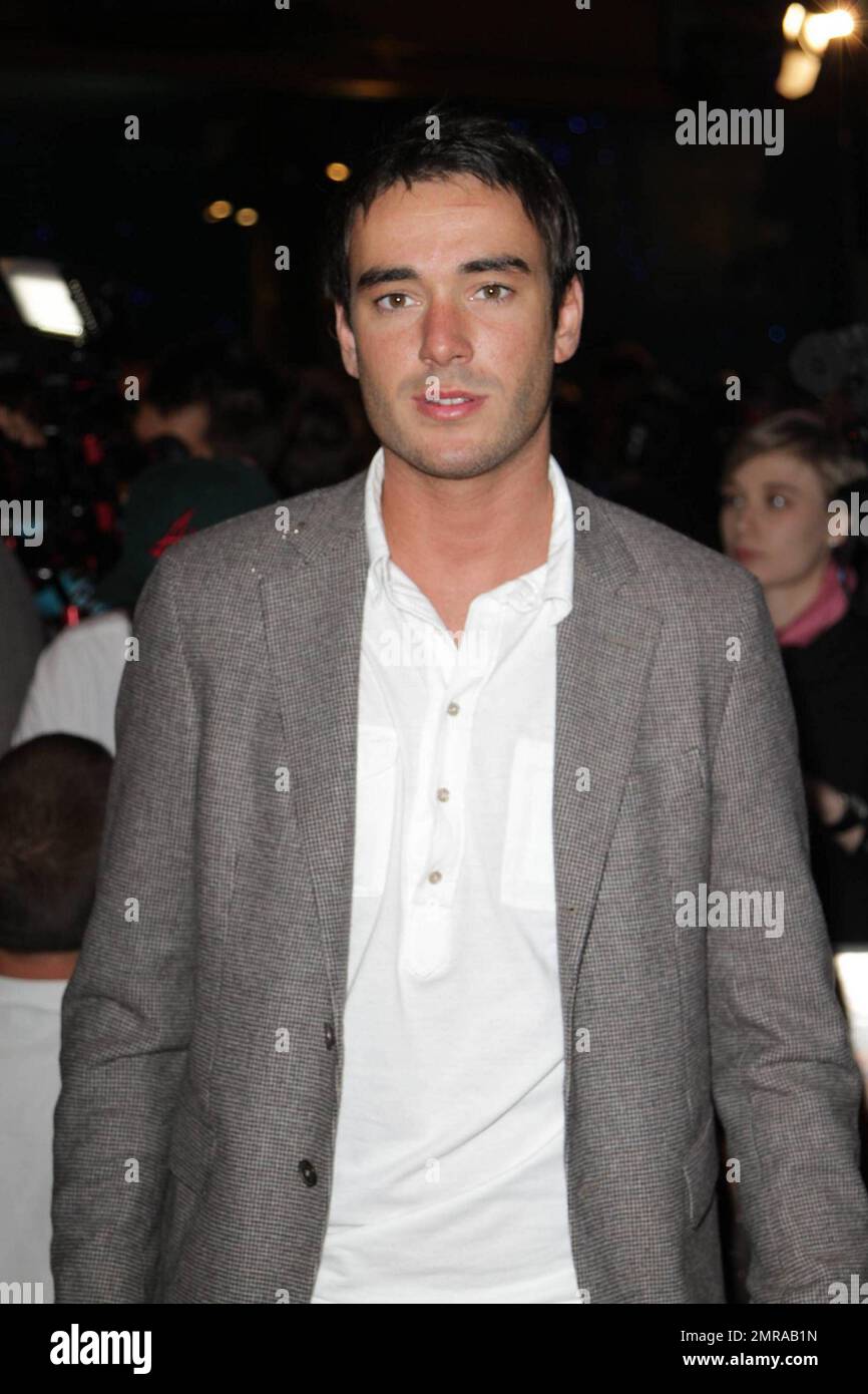 Jack Tweed walks the red carpet at the premiere of 