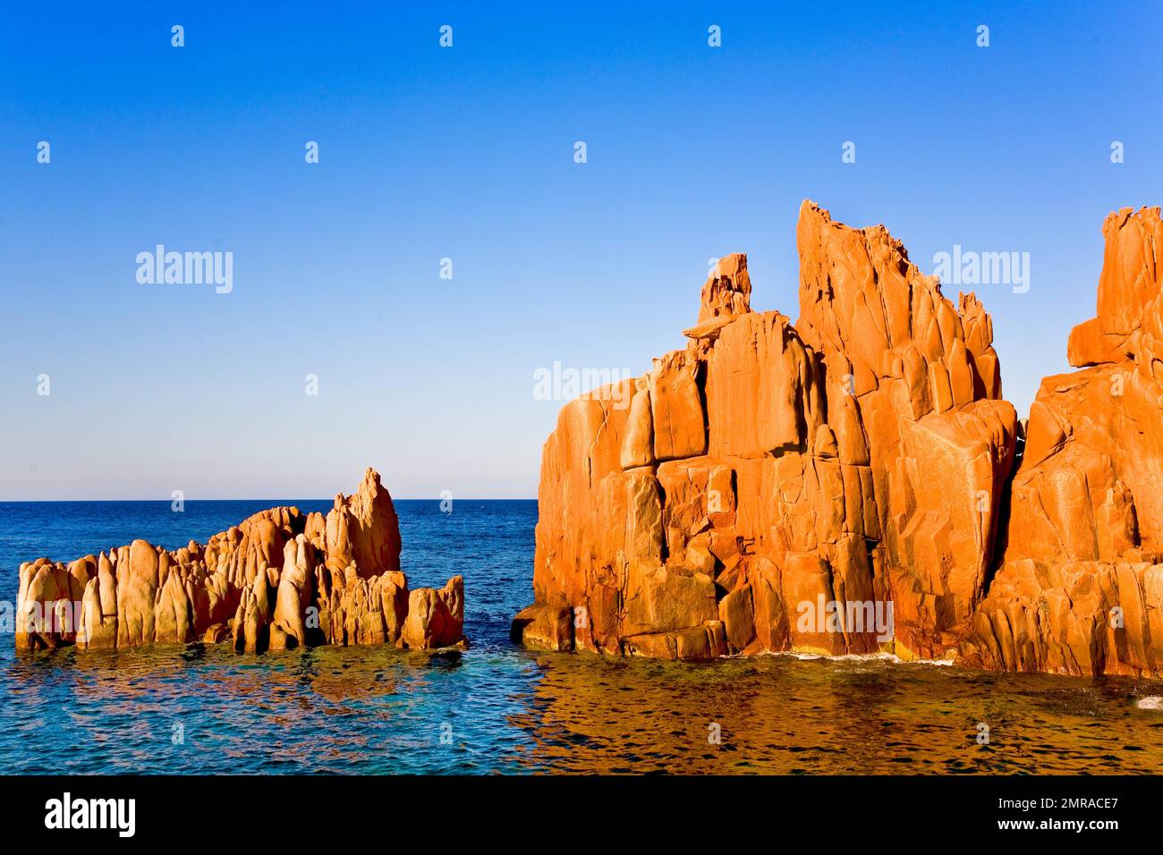 Arbatax red rocks hi-res stock photography and images - Alamy