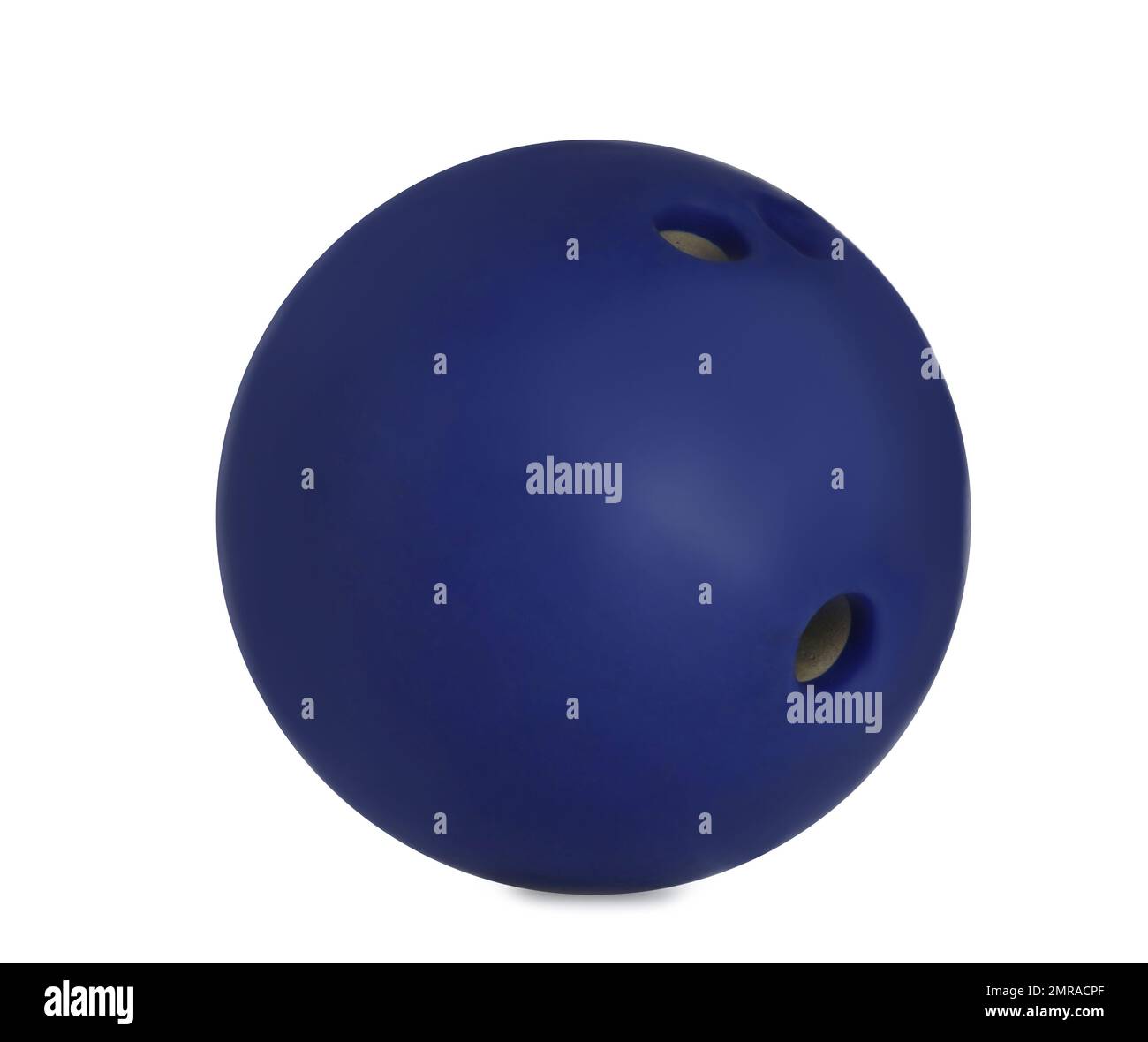 Modern blue bowling ball isolated on white Stock Photo Alamy