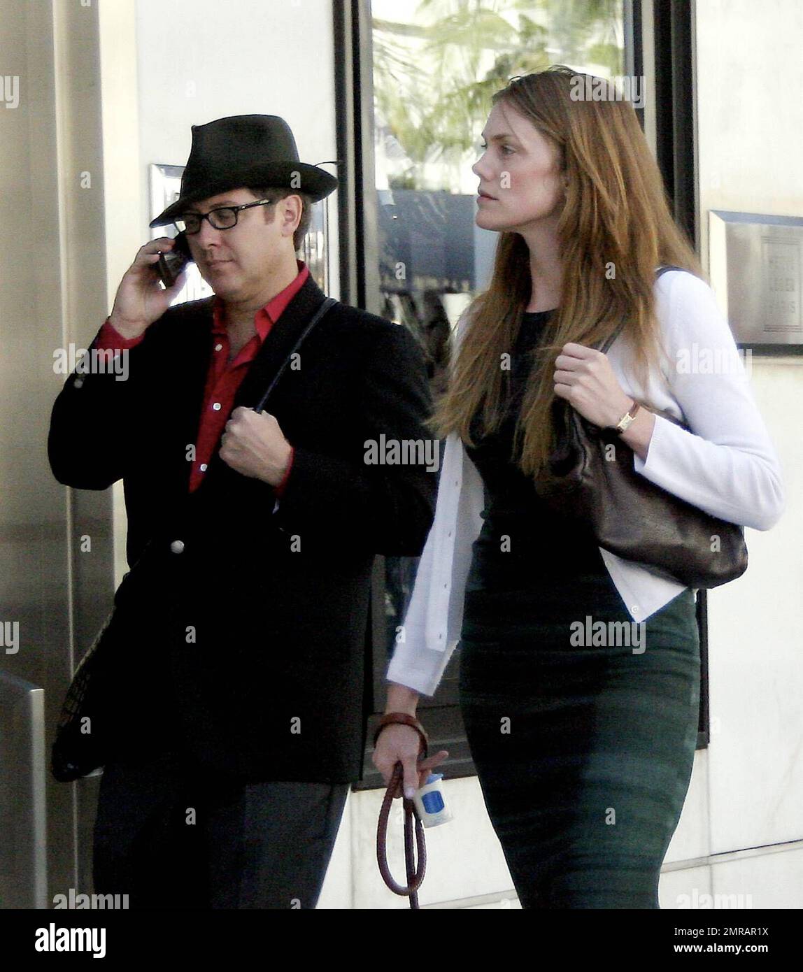 Exclusive!! James Spader and his partner Leslie Stefanson spend an  afternoon shopping on Rodeo Drive in Beverly Hills, Calif. 10/12/07 Stock  Photo - Alamy, image size:1148x1390