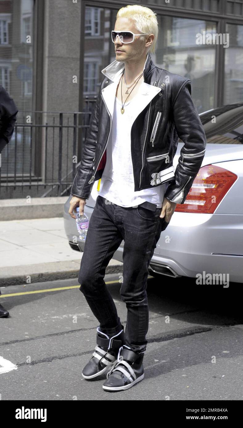 Actor and 30 Seconds to Mars lead singer Jared Leto arrives to BBC ...