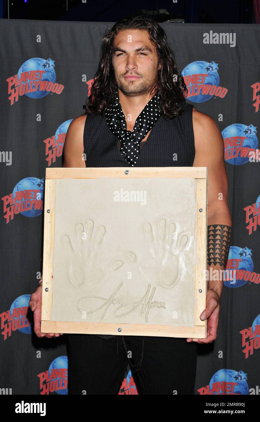 Jason Momoa promotes his starring role in "Conan the Barbarian" with a ...