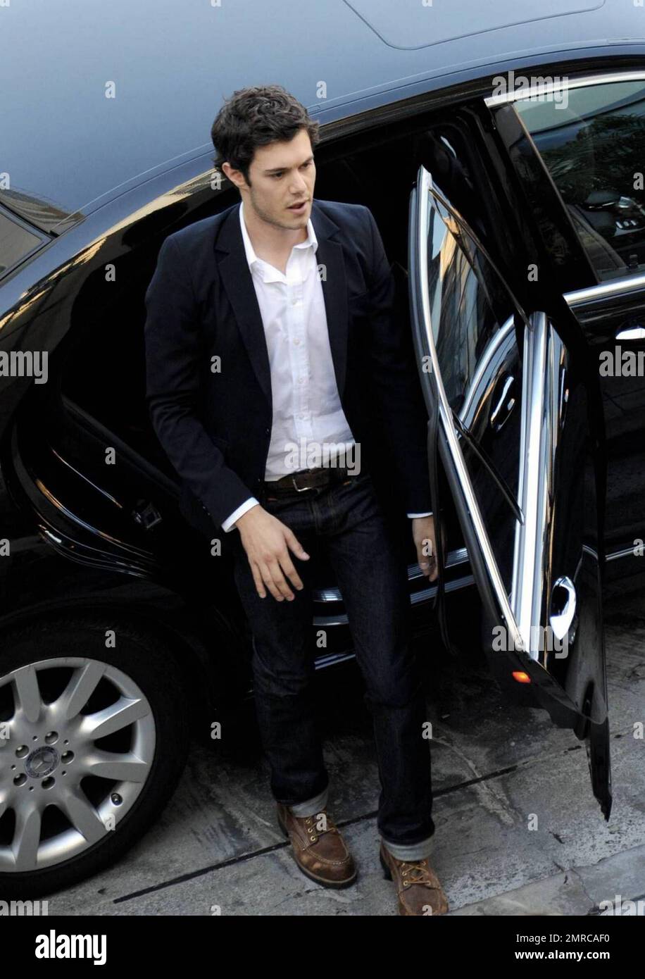 Adam Brody arrives at Jennifer's Body Q & A session in Los Angeles, Ca ...