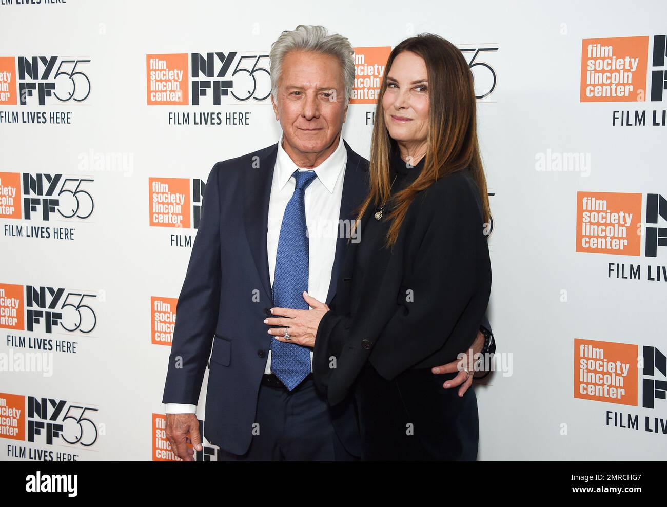 Actor Dustin Hoffman and wife Lisa Hoffman attend the premiere of "The