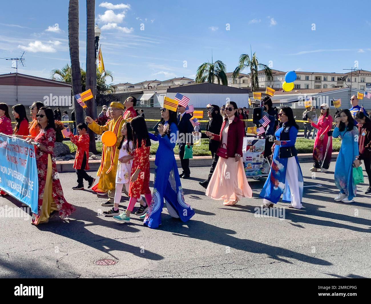 The Lunar New Year Tet Parade in Westminster, USA Stock Photo Alamy