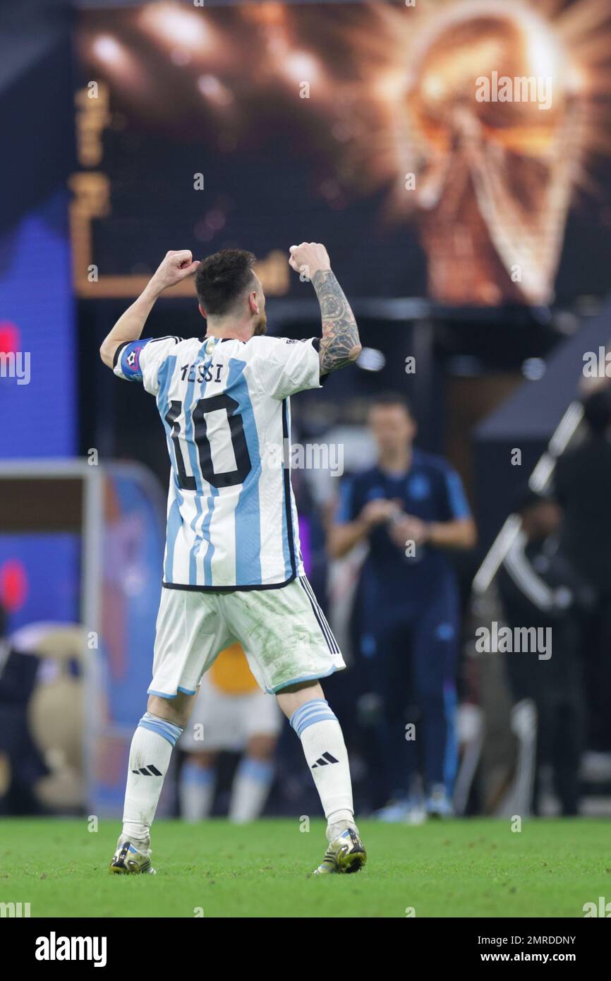 Argentina Superliga  2022 Argentina Home Jersey Qatar Messi 10