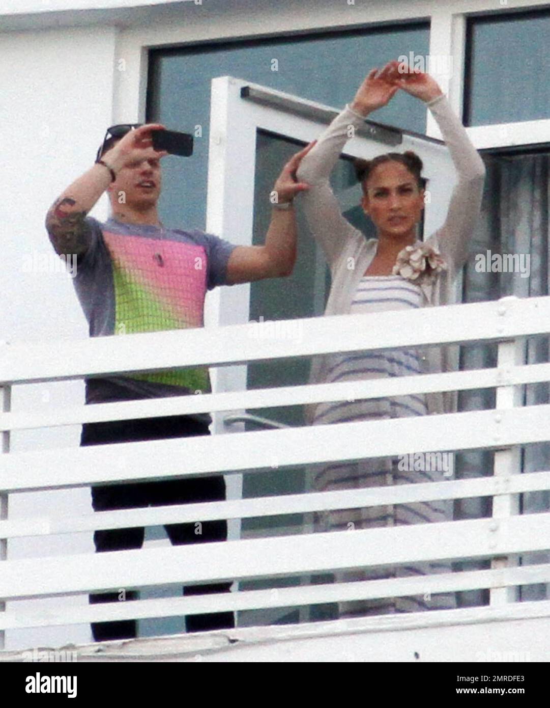 Jennifer lopez day pool boyfriend hi-res stock photography and images