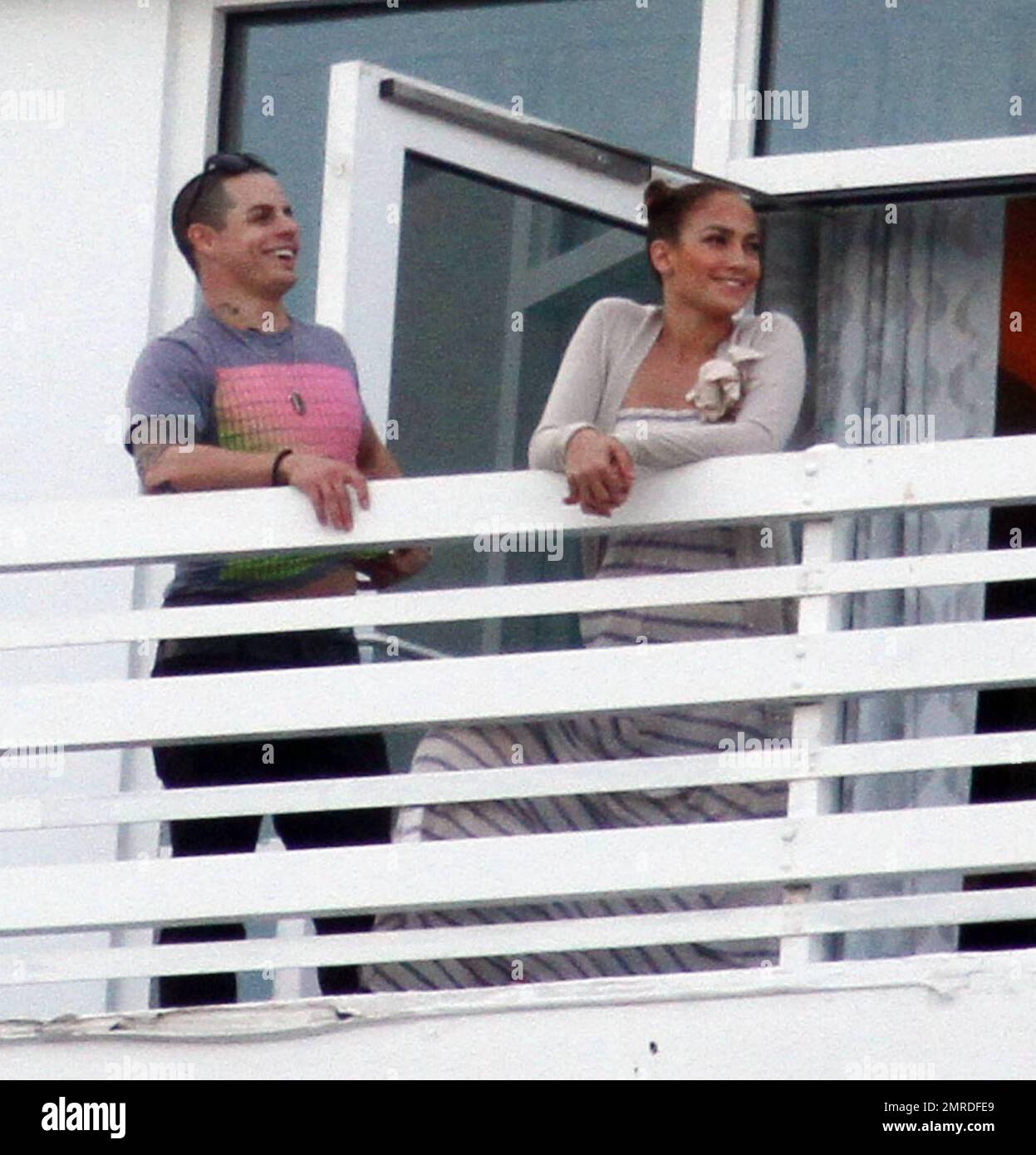 Jennifer lopez day pool boyfriend hi-res stock photography and images