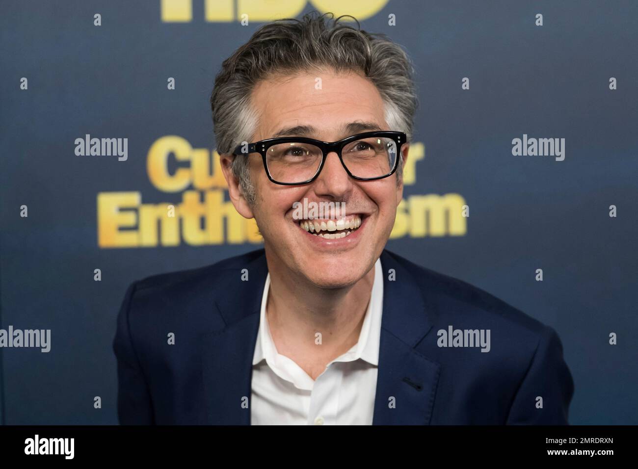 Ira Glass attends the premiere of HBO's "Curb Your Enthusiasm" at the