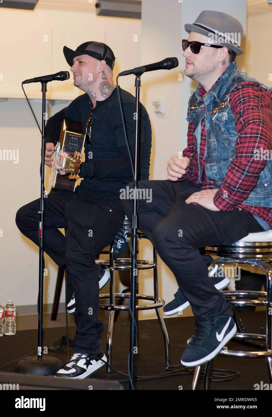 Benji Rocker Rockers Joel and Benji Madden of Good Charlotte perform their final ...