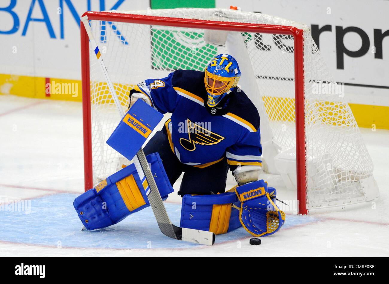 FILE In this Saturday, Sept. 23, 2017, file photo, St. Louis Blues