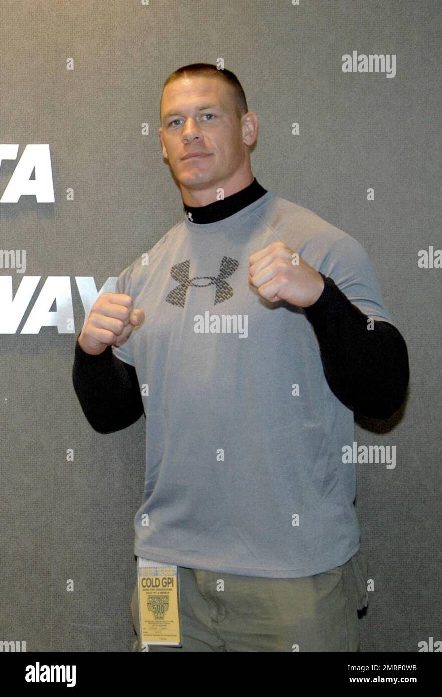 WWE (World Wrestling Entertainment) star wrestler John Cenamakes an