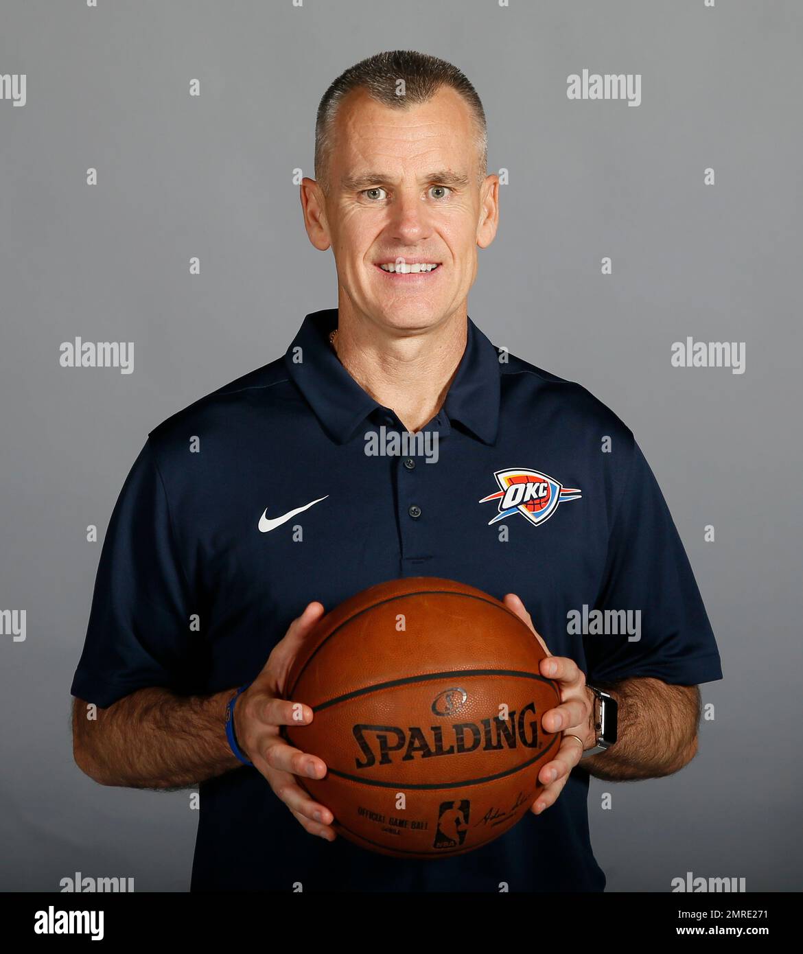 Oklahoma City Thunder Head Coach Billy Donovan Is Pictured During An oklahoma-city-thunder-head-coach-billy-donovan-is-pictured-during-an