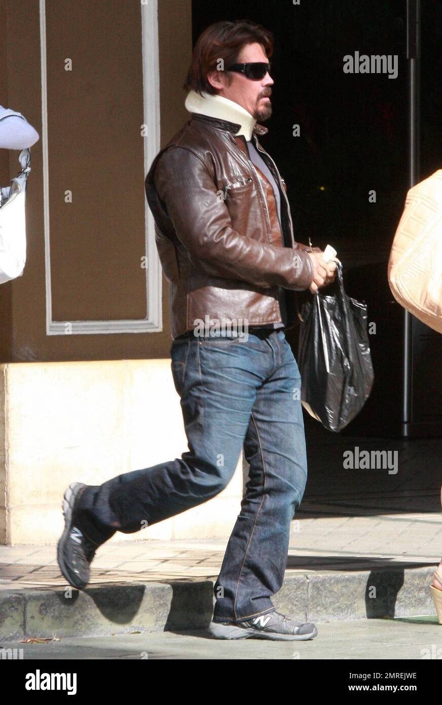 Actor Josh Brolin Leaves The Luxury Four Seasons Hotel Wearing A Neck actor-josh-brolin-leaves-the-luxury-four-seasons-hotel-wearing-a-neck