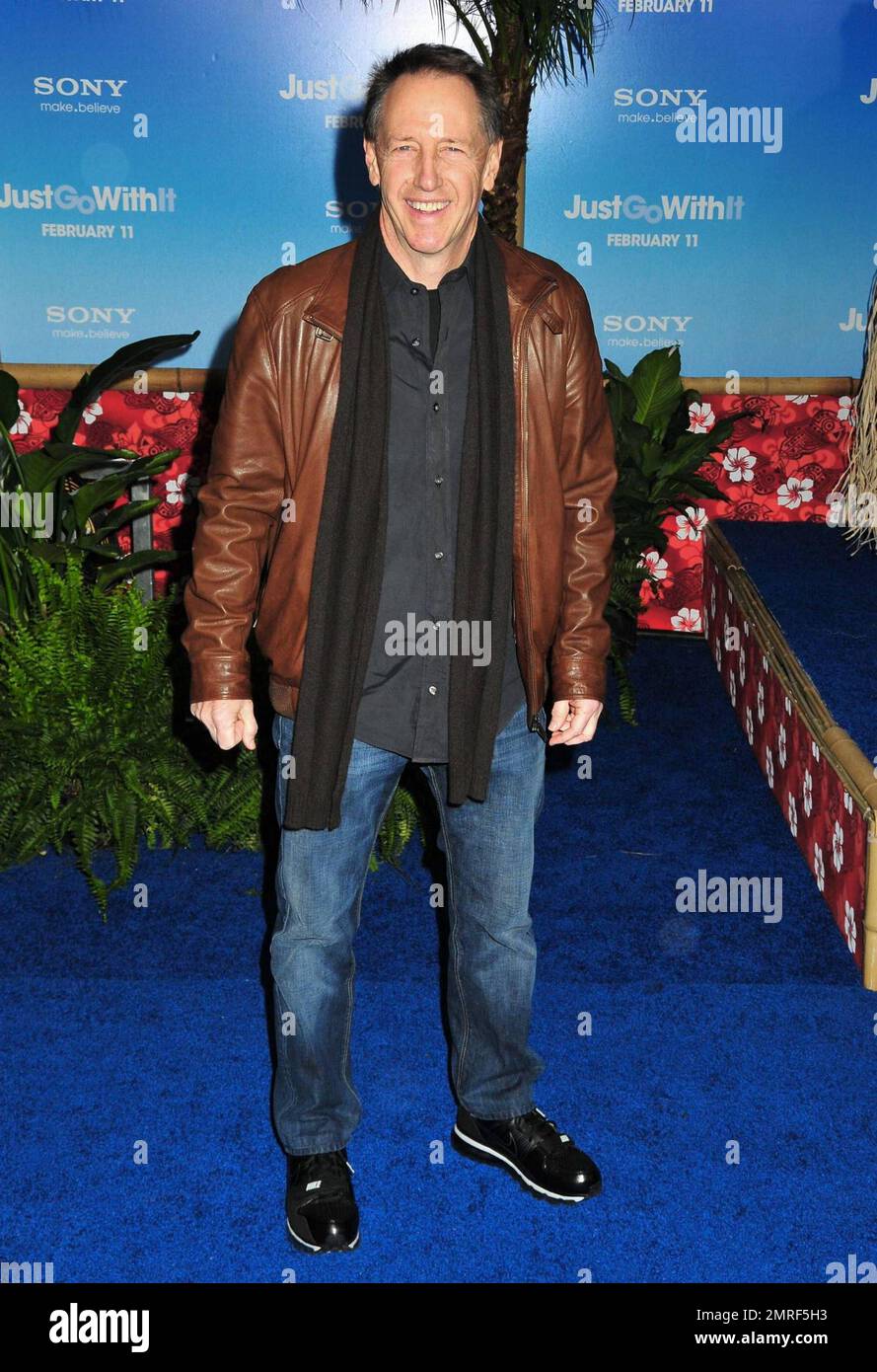 Dennis Dugan at the premiere of 'Just Go With It' at the Ziegfeld Theatre in New York, NY. 2/8/11. Stock Photo