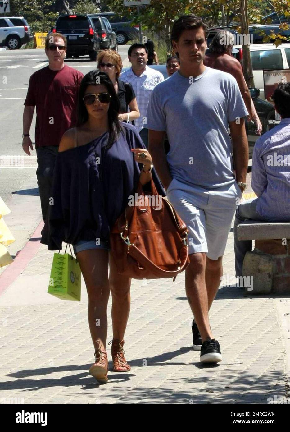 - Kourtney Kardashian, boyfriend Scott Disick and mom Kris Jenner spend