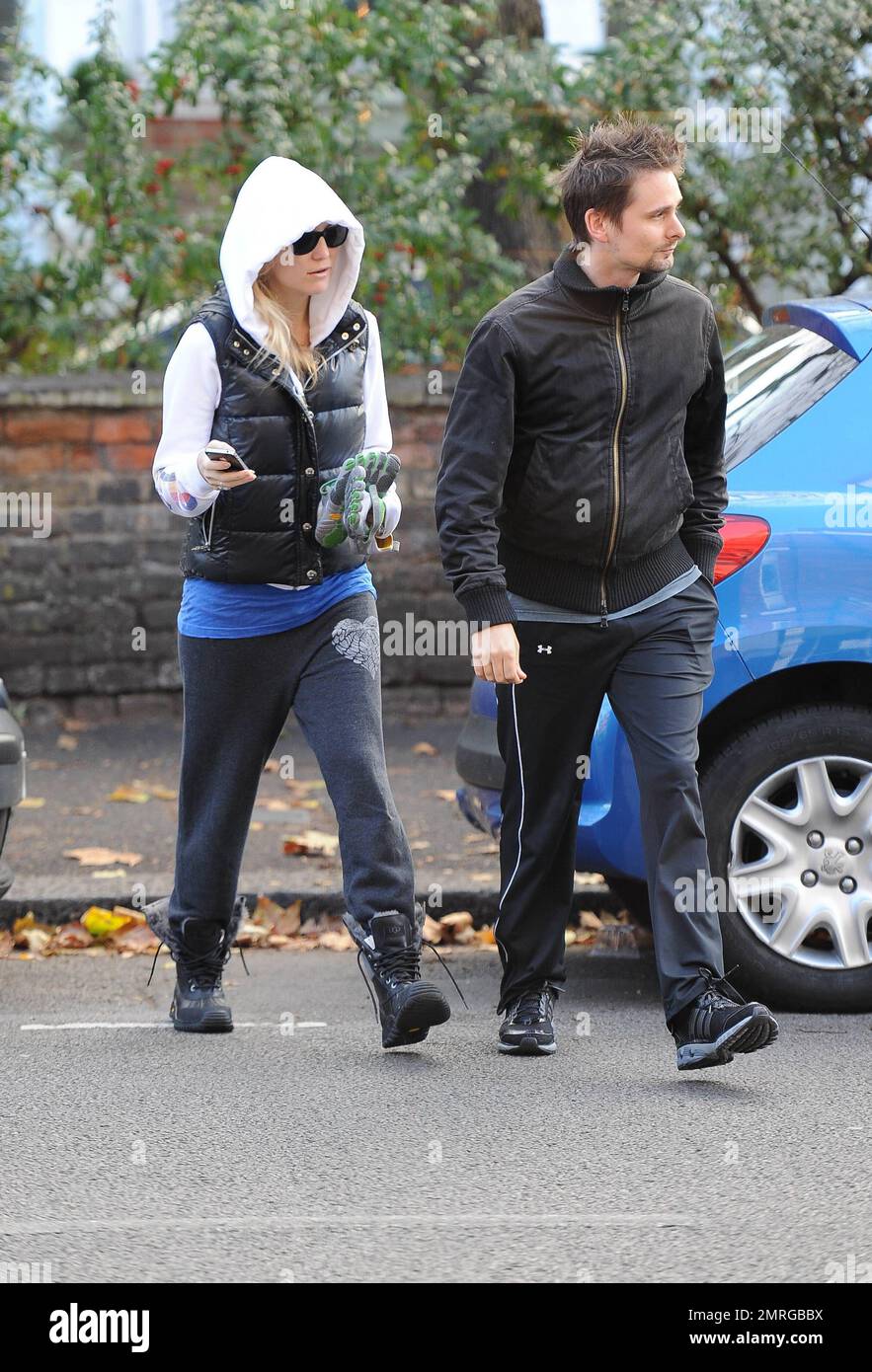 Actress Kate Hudson and fiance, "Muse" front man, Matt Bellamy were