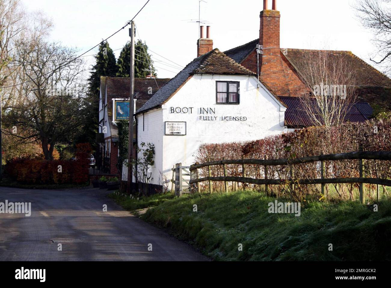 General views of Kate Middleton's parents' home in Bucklebury and of the village where she lived