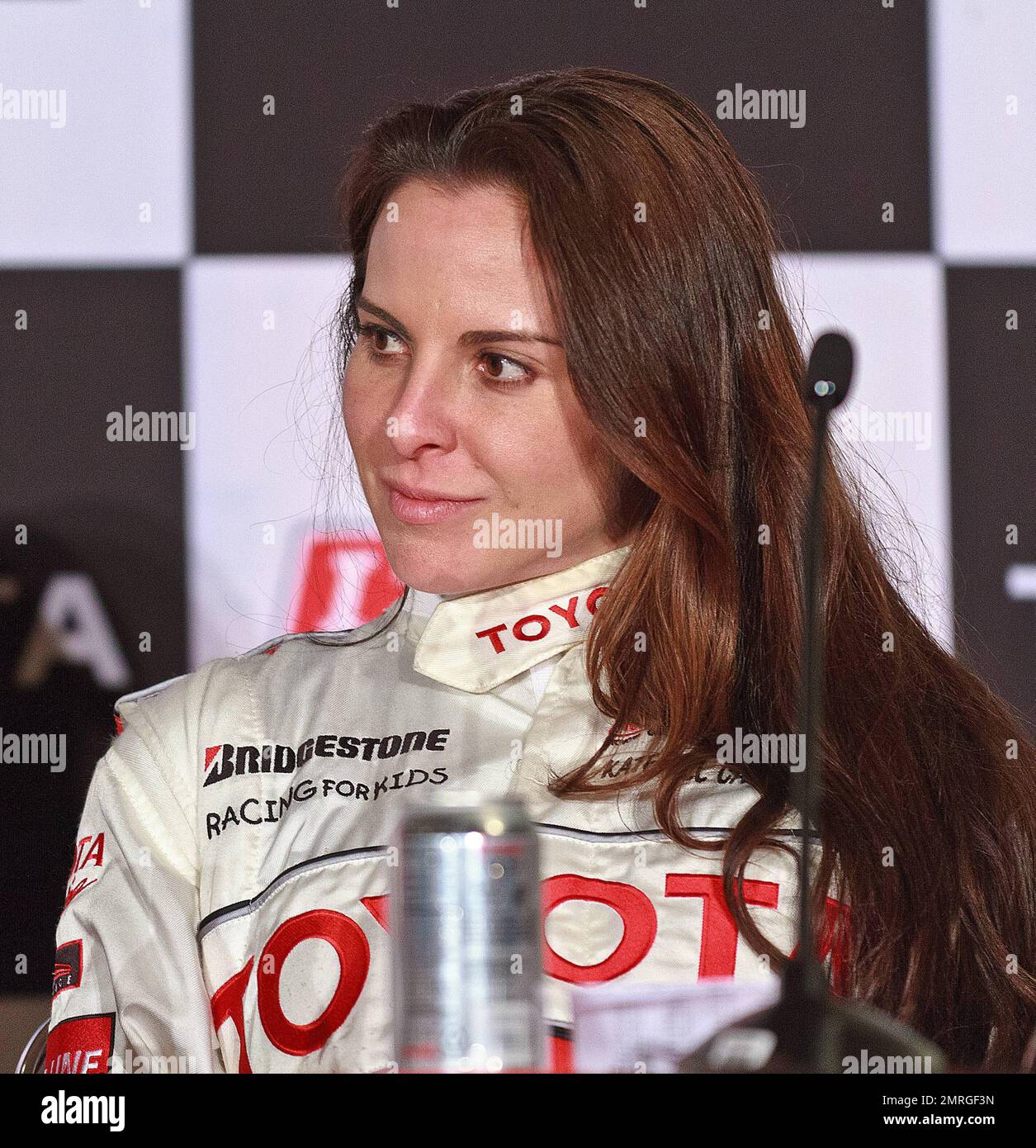 Mexican actress Kate del Kastillo gets ready for the 2012 Toyota