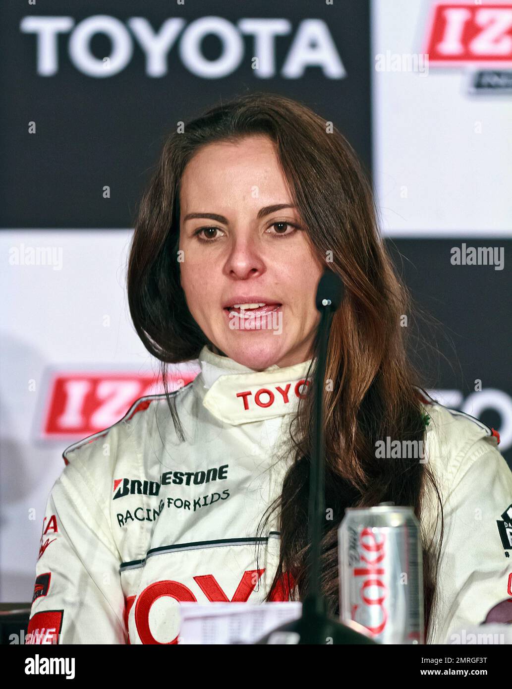 Mexican actress Kate del Kastillo gets ready for the 2012 Toyota