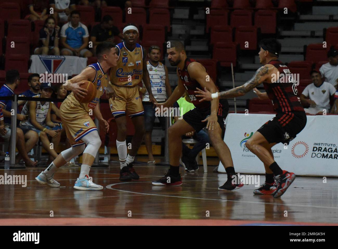 January 31, 2023: Action during the Novo Basquete Brasil ''NBB