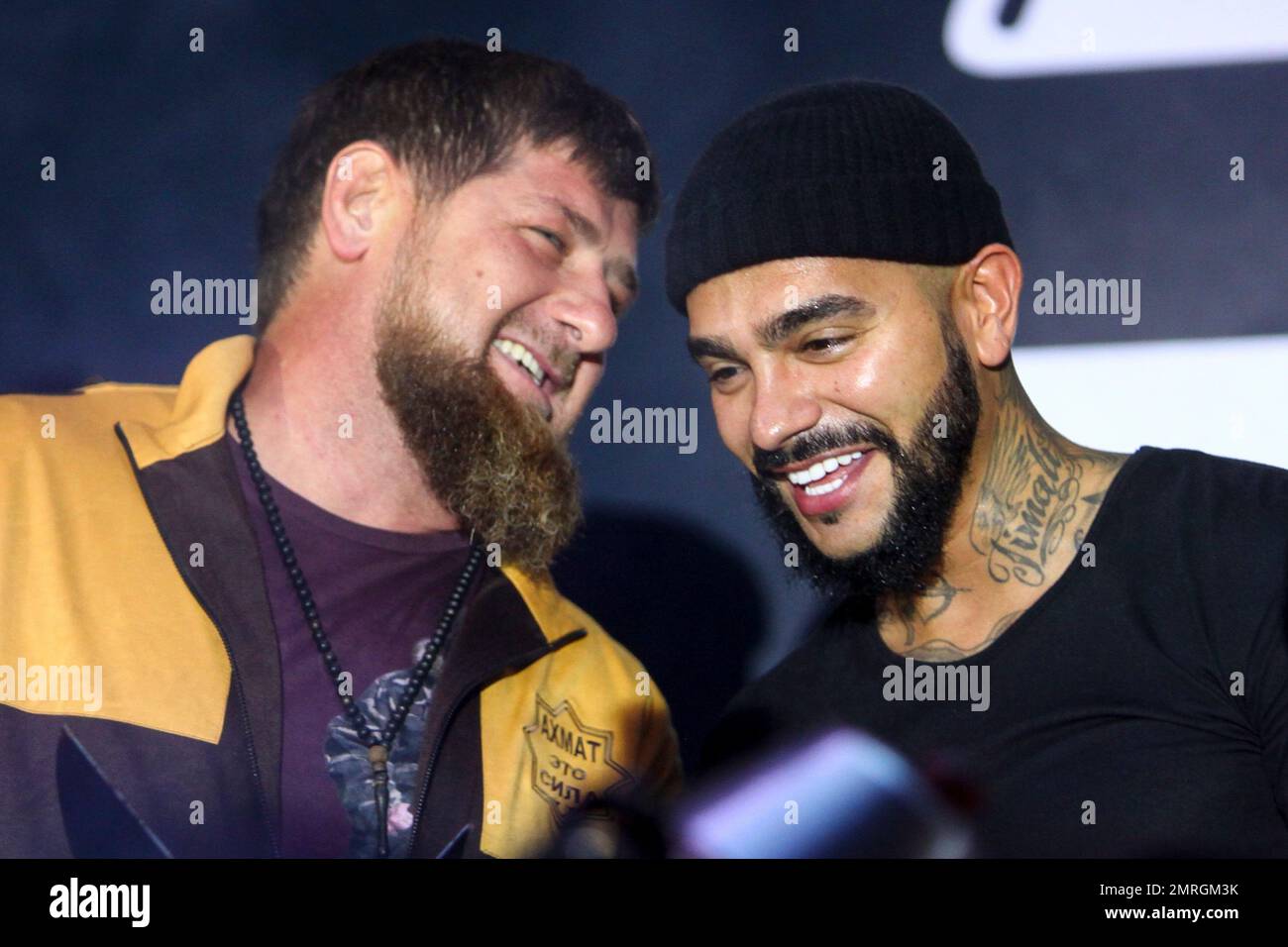 In this photo taken on Tuesday, Sept. 19, 2017, Chechnya's regional ...