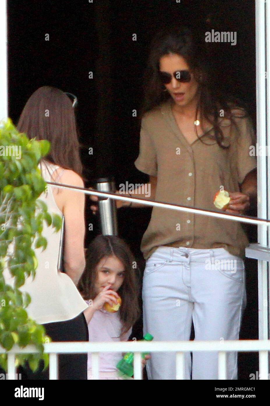 After spending some time together at the pool earlier in the day, Katie