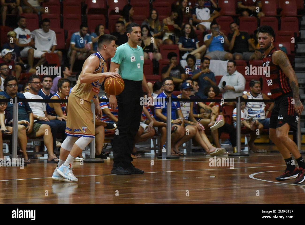 January 31, 2023: Action during the Novo Basquete Brasil ''NBB