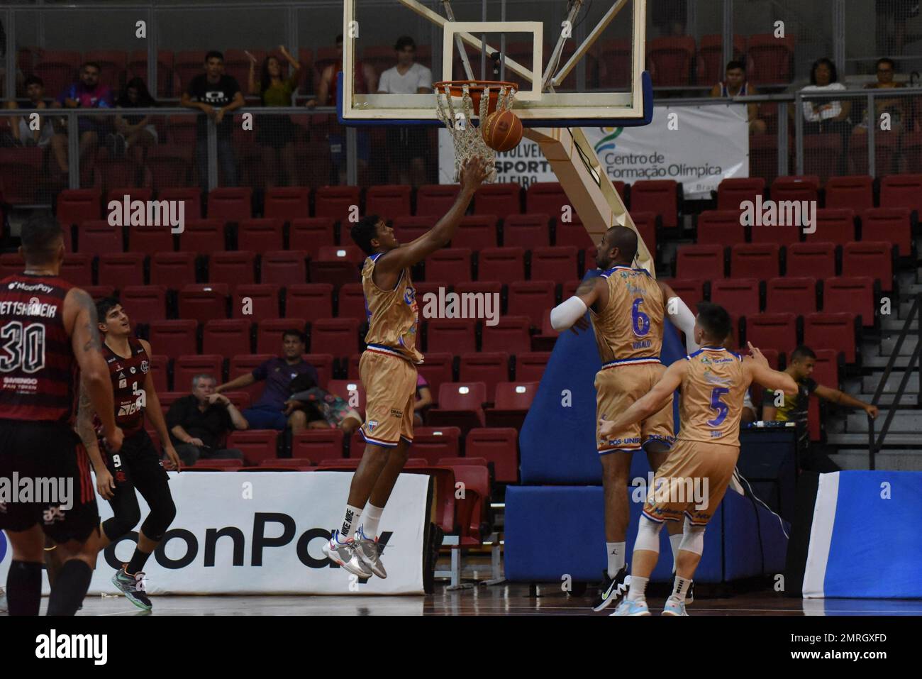 January 31, 2023: Action during the Novo Basquete Brasil ''NBB