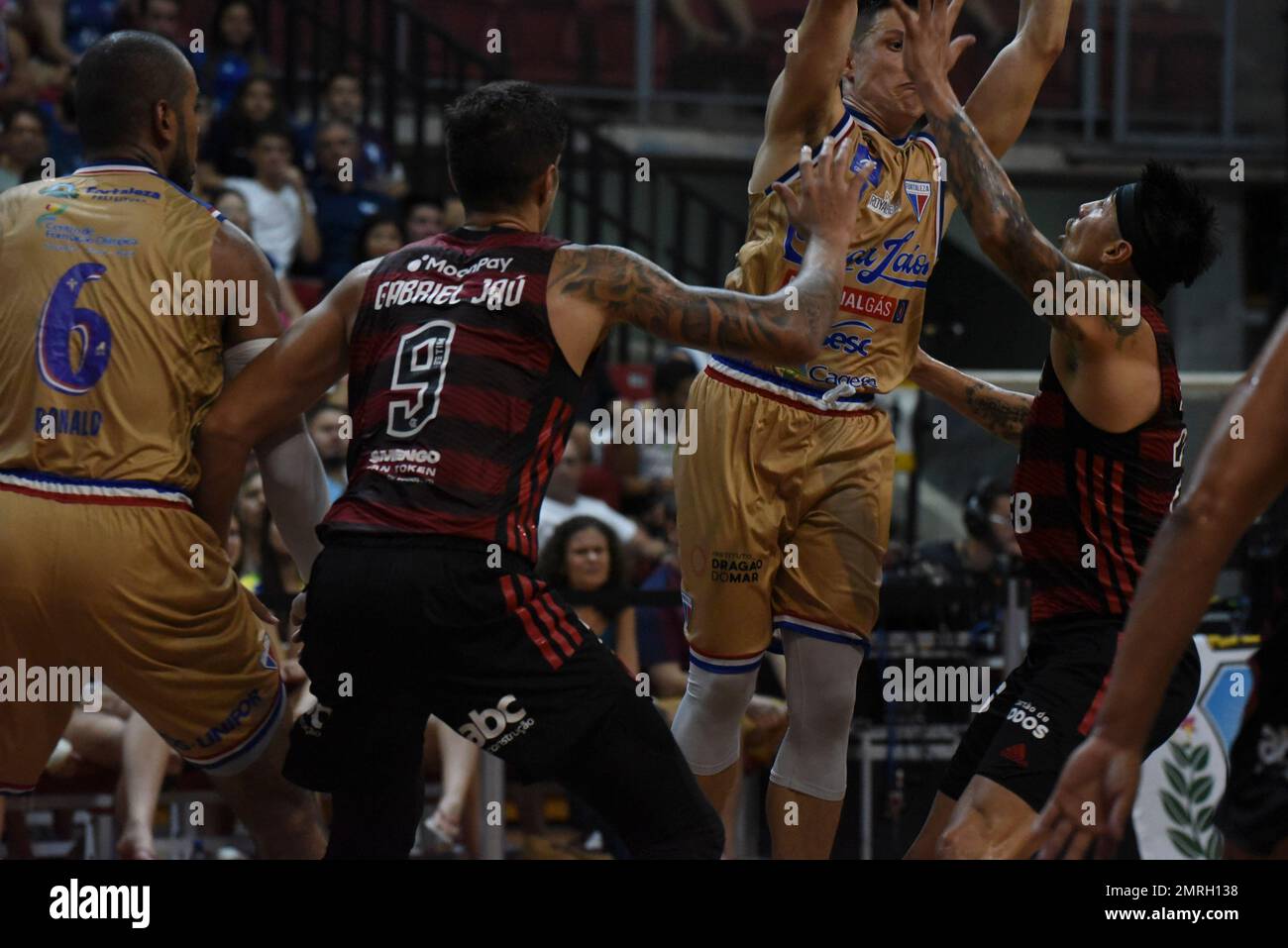 January 31, 2023: Action during the Novo Basquete Brasil ''NBB